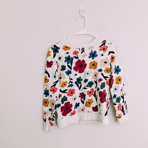 Hanna Andersson Floral Sweatshirt
